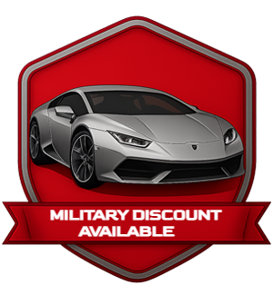 Military Discount Available Badge